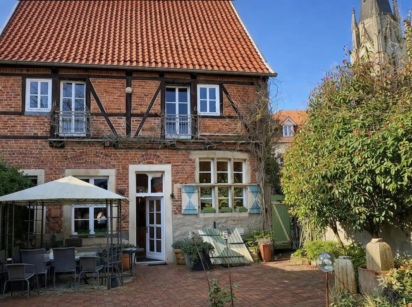 Obrázky Historický měšťanský dům v Billerbecku, Münsterland (západně od Münsteru)