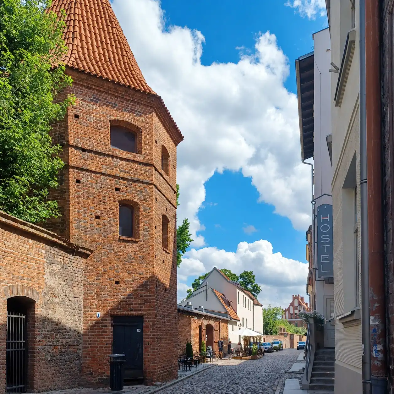 Obrázky Historická obranná věž v historickém centru města Toruń