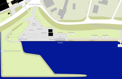 Historická nemovitost na prodej 15324 Groß Neuendorf, Hafenstraße 1A, Braniborsko, Lageplan Bestand