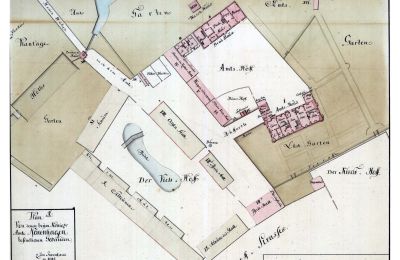 Zámek na prodej 16259 Bad Freienwalde (Oder), Braniborsko, Lageplan von 1795