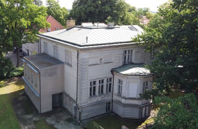 Historická vila na prodej Koszalin, Marszałka Józefa Piłsudskiego 53, Západopomořanské, dron,elewacja,posiadlość
