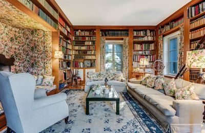 Historická vila na prodej 21019 Somma Lombardo, Lombardia, Knihovna