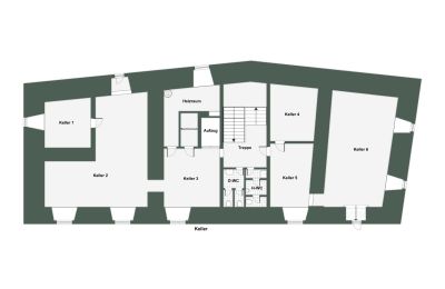 Zámek na prodej 32683 Barntrup, Severní Porýní-Vestfálsko, Grundriss - KG