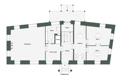 Zámek na prodej 32683 Barntrup, Severní Porýní-Vestfálsko, Grundriss - EG