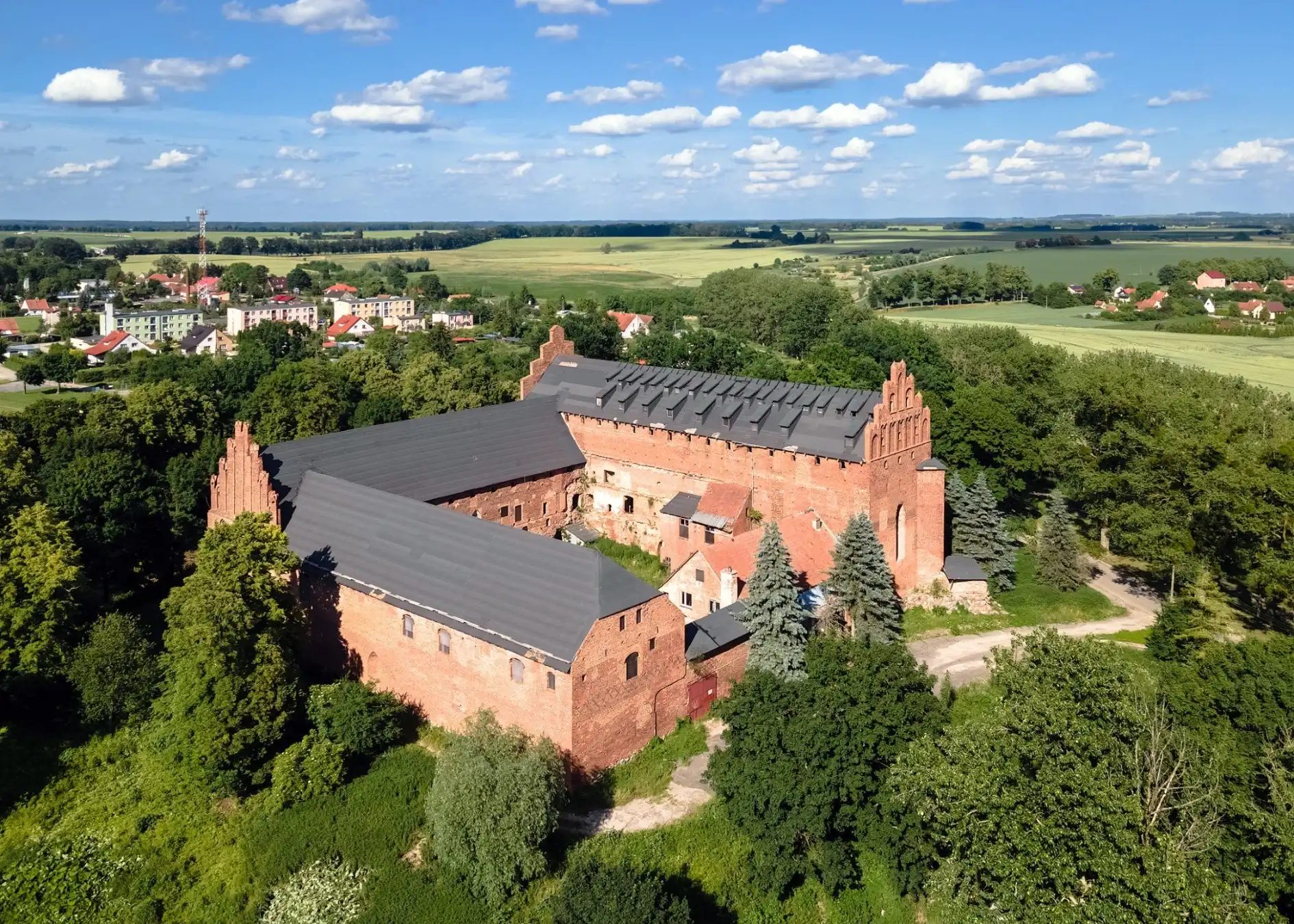 Obrázky Gotický hrad Barciany v Mazursku