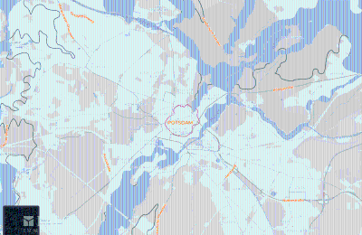 Městský dům na prodej Potsdam, Braniborsko, Lageplan (Makro)