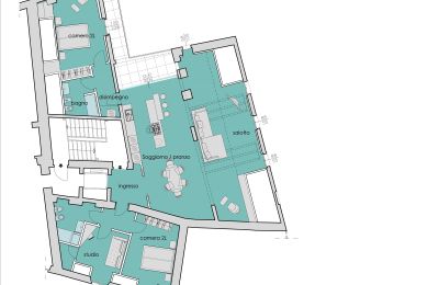 Nemovitost Verbano-Cusio-Ossola, Intra, Půdorys 1