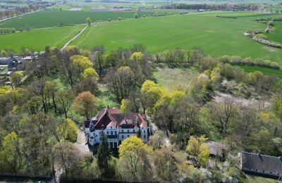 Zámek na prodej Uścikowo, Kujavsko-pomořanské, Widok z drona