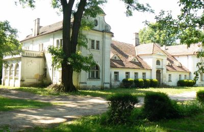 Zámeček na prodej Oporowo, Dwór w Oporowie 1, Velkopolské, Pohled zepředu