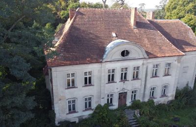 Zámeček na prodej Osieczna, Velkopolské, Foto z dronu