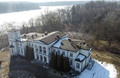 Zámek na prodej Lubstów, Pałac w Lubstowie, Velkopolské, Foto z dronu