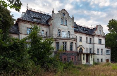 Zámek na prodej Bronów, Pałac w Bronowie, Dolní Slezsko, Pohled zvenku