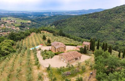 Venkovský dům na prodej Figline e Incisa Valdarno, Toscana:  RIF 2966 Blick auf Anwesen