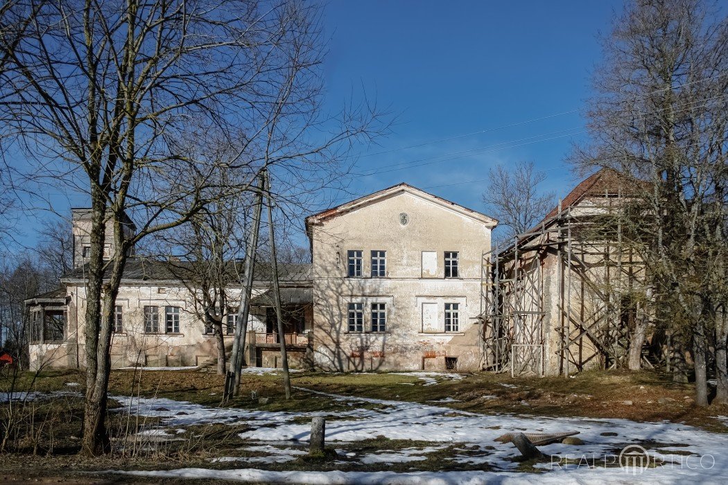 Lettland: Herrenhaus in Nabe (Nabben), Lotyšsko