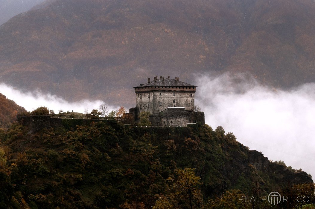 Aostatal: Burg in Verrès (Castello di Verrès), Itálie