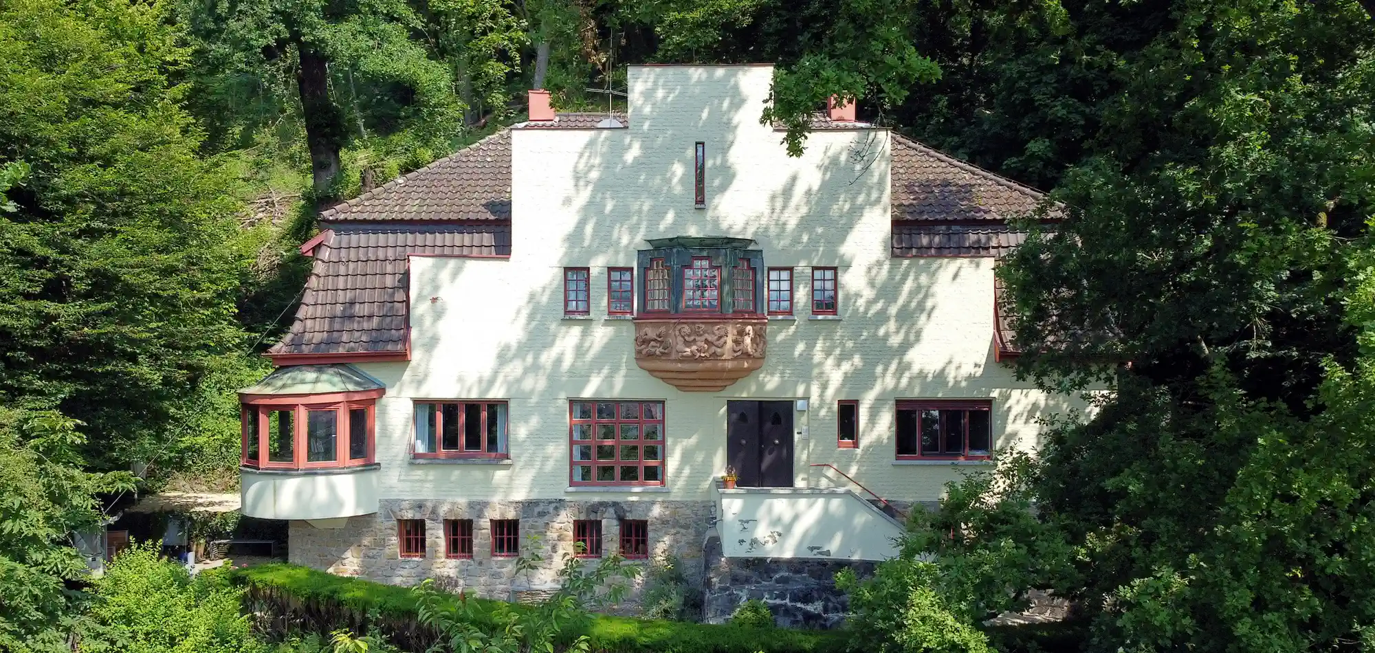 Historická vila v panoramatické lokalitě ve Schwäbisch Gmünd, Německo