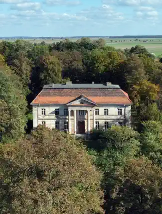 Neoklasicistní zámeček v Granówku, Velkopolsko, Granówko, Velkopolské