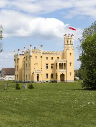 Pałac w Naroku - zámeček jihovýchodně od Vratislavi, Narok, Opolsko