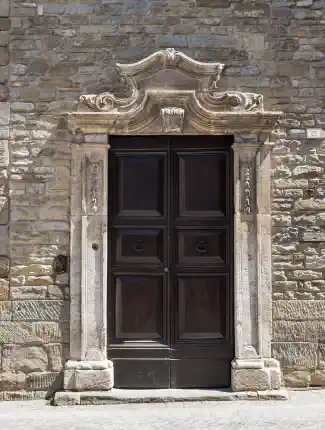 Palazzo Merletti – Šlechtické sídlo ze 14. století v regionu Marche