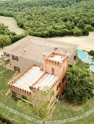 Projekt nemovitosti Villa Tresseri v Toskánsku, Trequanda, Toscana