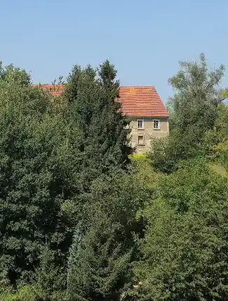Charakteristický statek v Jizerských horách, Dolní Slezsko, Lubomierz, Dolní Slezsko