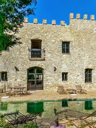 Španělský zámeček v provincii Alicante, Valencie, Relleu, Valencia