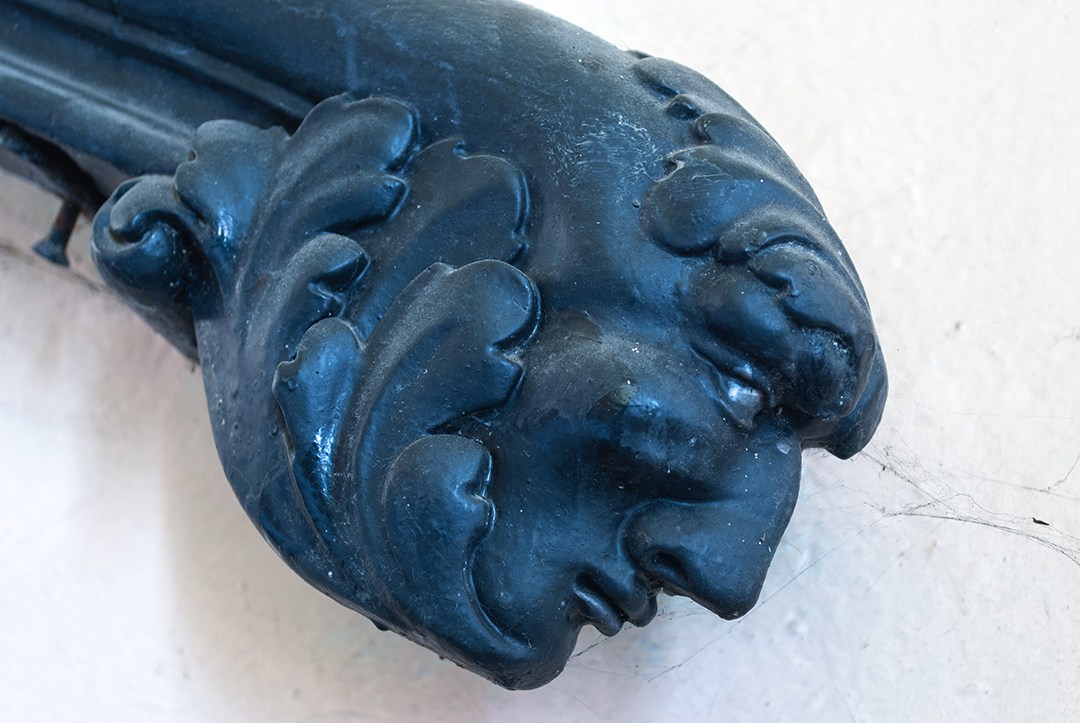 Zámeček w Głuchowie, Detail Schodiště