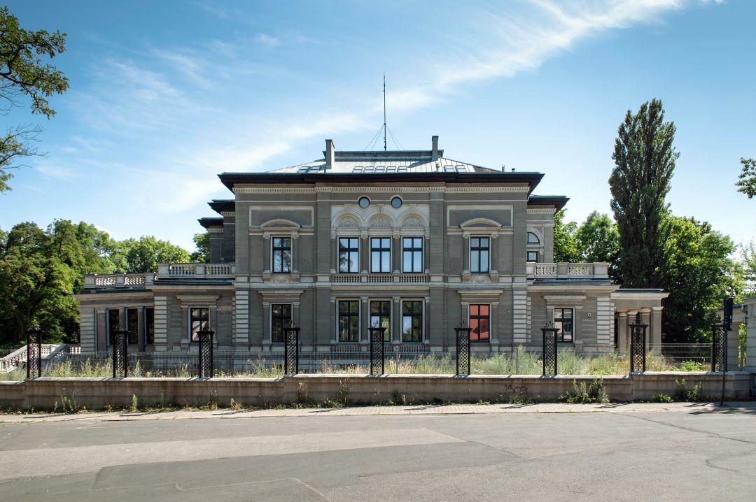 Vila Grohman, Město Lodž Historické vily Lodž: Vila Grohman, Pohled ze severu