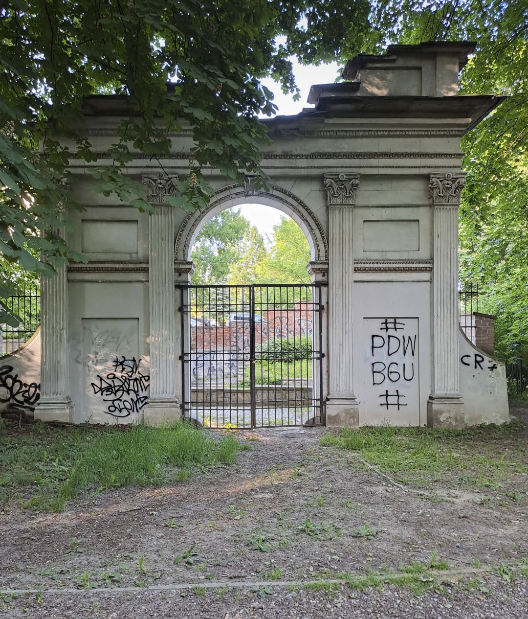 Umělá ruina, zámecký park Puławy